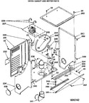 Diagram for 3 - Dryer Cabinet And Motor Parts